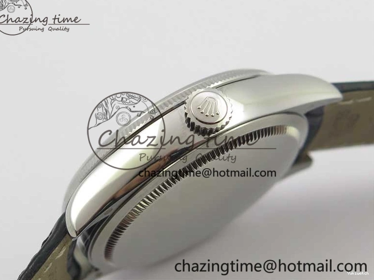 Edition SS on SA3165 Black Leather Strap Black Sticks Date Dial BP Maker Best Markers Real 50519 Cellini 1117